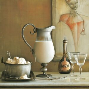 pitcher of icecream drink with frangelico