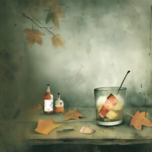 Maple bacon Old Fashioned cocktail
